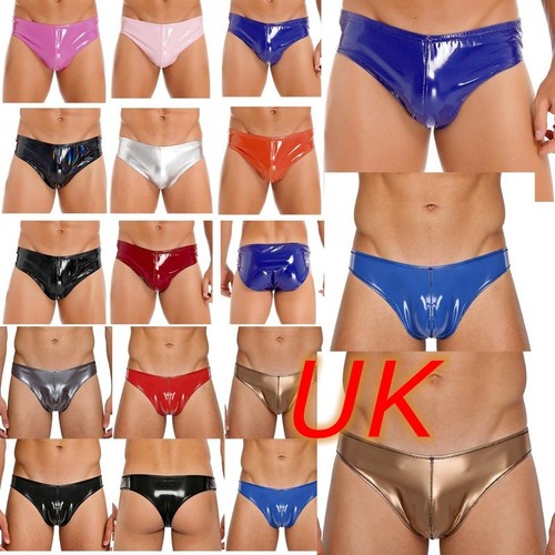 Men low rise patent - uk,