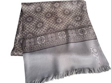 Mens Stunning Vintage SILK STYLE SCARF Gents Retro Paisley Patterned 60’s 70’s