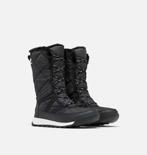 Sorel Women's Whitney II Plus Tall Lace Waterproof Snow Boots 2088261010 Black