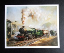 ALAN FEARNLEY  9.00" x 7.30"  G.W.R. PRINT REMOVED FROM BOOK  "KING RICHARD 111"