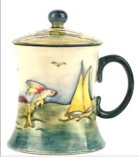 Walter Moorcroft Caribbean Marine Lidded Tankard c1960s