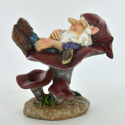 Gnomes asleep mushrooms - gnomes,
