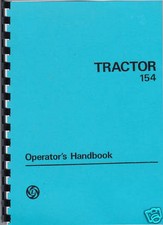 Leyland "154" Tractor Drivers Instruction Manual Book