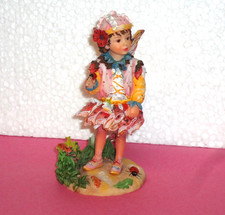 CHRISTINE HAWORTH faerie LEONARDO COLLECTION  Ltd Ed fairy figurine Fly Ladybird