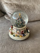 Vintage Christmas Musical Snow Globe 