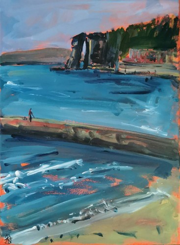 Acrylic painting 40 cm - acrylic, x