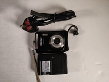 Pentax Optio M60 10MP Black Digital Compact Camera Faulty Parts Only.