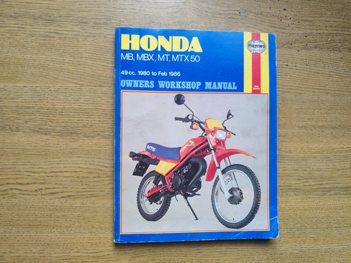 Honda mbx mtx - mtx, haynes