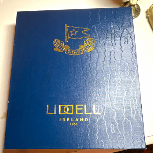 Rare liddell white star - liddell, linen