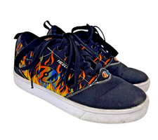 Heelys Pro 20 Prints Youth 4 Flame HE101520H Black Skater Shoes Wheelie Fun
