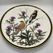 FRANKLIN PORCELAIN Wedgwood SONGBIRDS OF THE WORLD bobolink plate dish bird