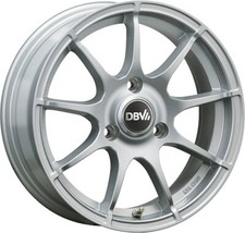 Smart 451 Winter Wheels DBV Bali Silver Alloy Wheels Winter Tires Hankook ABE