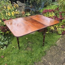 Antique mahogany drop leaf - mahogany,