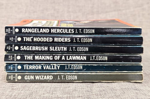 Edson western novels x6 - edson,