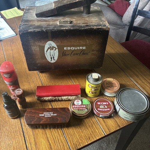 Vintage esquire shoe care - vintage,