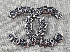 Chanel CC Logo Brooch with