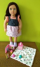 Our Generation Doll - Katherine, with babysitting accessories