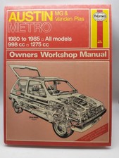 HAYNES WORKSHOP MANUAL Austin Metro - 1980-85 (H11)