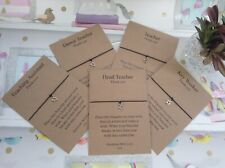 Teacher Wish  Bracelet /Nursery/ Teaching Assistant/ Dance/Variations*Thank You