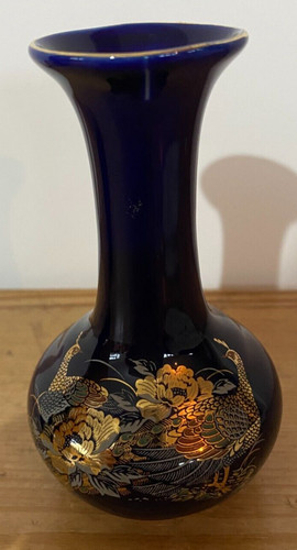 Vintage blue chokin art - chokin,