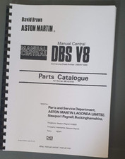 ASTON MARTIN - DBS V8 FROM DBSV8/10000 - PARTS MANUAL CATALOGUE