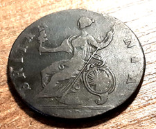 GEORGE III EVASIVE HALFPENNY