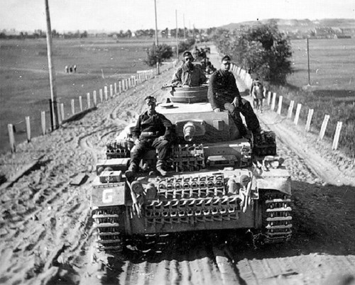 German panzer tank and crew - panzer,