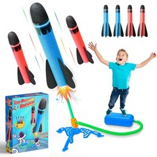 HappyGoLucky Kids Toys Age 3-12 Stomp Toy Rockets Toys for 4-10 Year Old Boys...