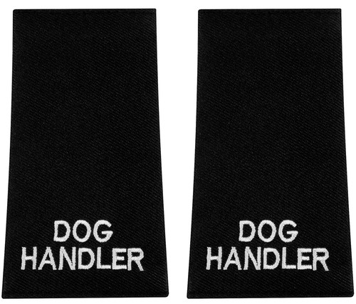 Dog handler epaulettes - handler, badge