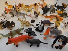 50 Mini plastic Wild Animals