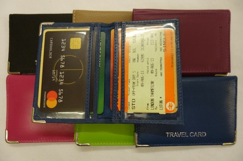Leather travel pass - travel, bus