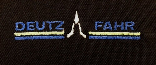 Deutz fahr tractor embroidered - fahr,