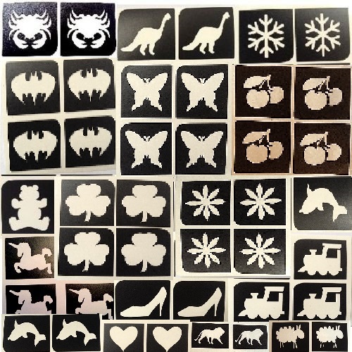 Mini stencils princess - 20,