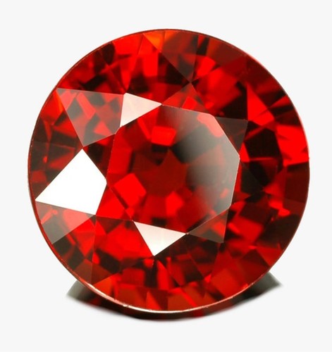 5mm round natural red - natural,
