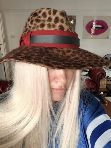 Borsalino leopard print - print, hat