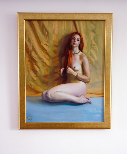 Original framed oil - oil, painting