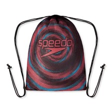 Speedo Printed Mesh Bag - Swimming Kit Bag - Red