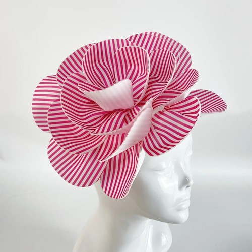 Big rose flower fascinator - rose,