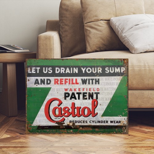 Vintage style rare castrol - rare,