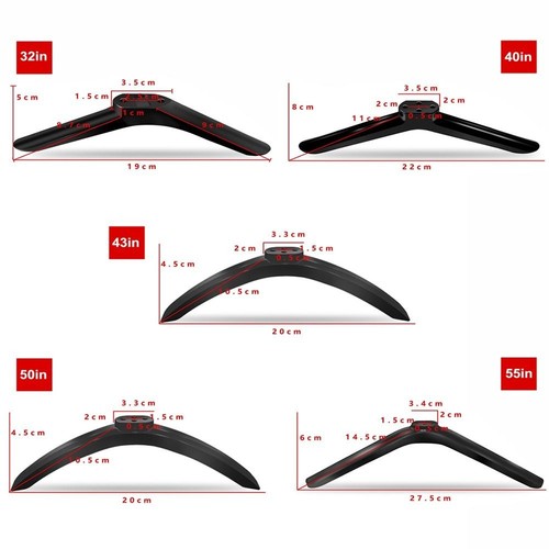 Universal stand legs with - tv,