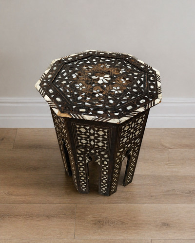 Syrian tea table - with, in