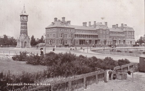 Skegness c1907 clock tower - c1907,