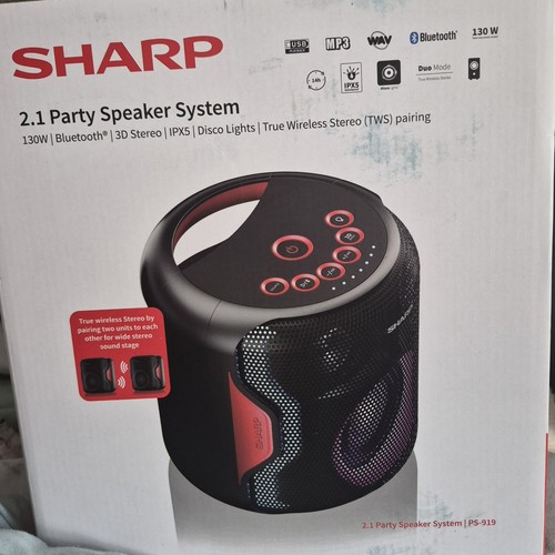 Sharp party speaker system - party,