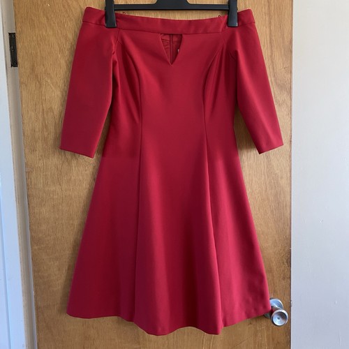 Coast red off the shoulder - red,