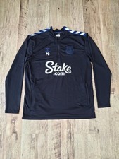Everton FC Hummel Training Top UK XL Long Sleeve