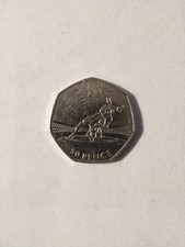 2011 London Olympics Wrestling 50p Coin