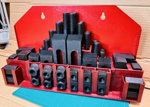 Milling machine clamping kit - machine,