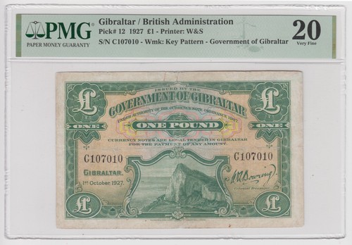 Gibraltar banknote pound - banknote, 1