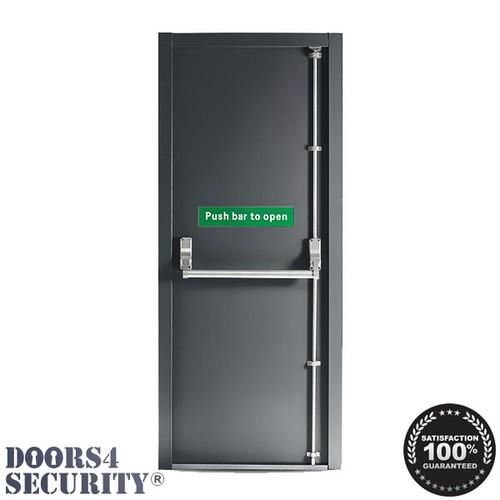 Fire exit door - fire,