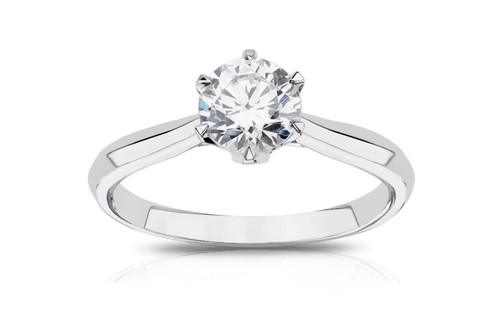 Diamond solitaire ring - diamond,